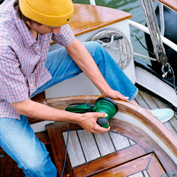 Ексцентрикова шліфмашина Bosch PEX 220 A, 1 шліфувальний аркуш Red Wood 0603378000