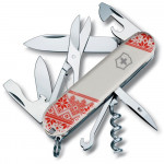 Швейцарський складаний ніж Victorinox CLIMBER UKRAINE Вишиванка 1.3703.7_T0051r