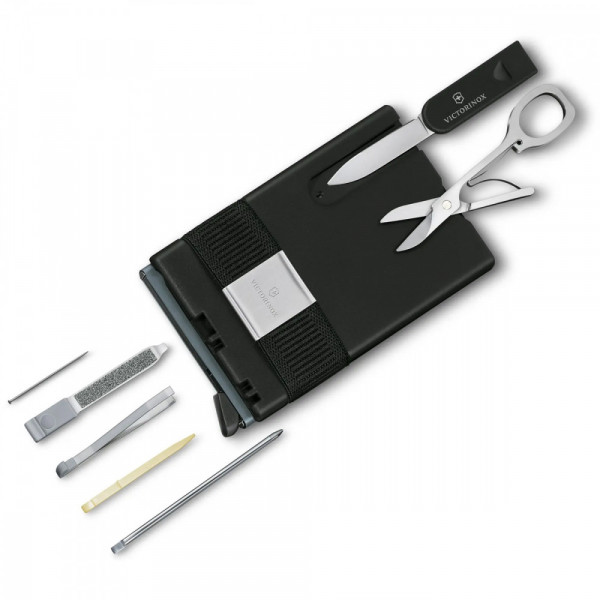 Картка-мультитул з картхолдером Victorinox SMARTCARD Wallet Sharp Gray 0.7250.36