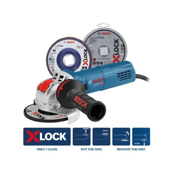 Кутова шліфувальна машина Bosch GWX 9-125 S (06017B2000)