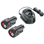 Стартовий набір Bosch 2 акб 12V 1,5 Ah з з/п GAL 1210 CV 1600A01L3E
