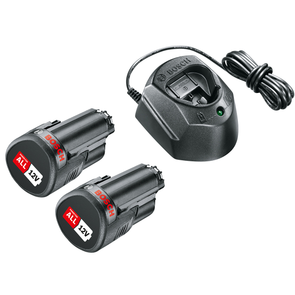 Стартовий набір Bosch 2 акб 12V 1,5 Ah з з/п GAL 1210 CV 1600A01L3E