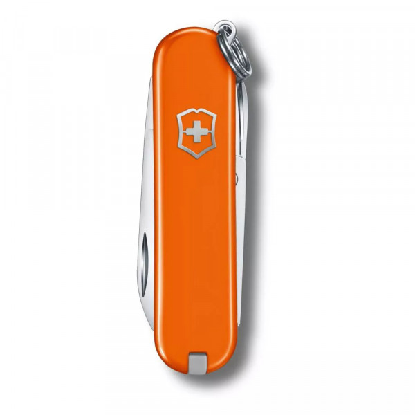 Складаний ніж брелок 58мм Victorinox CLASSIC SD Mango Tango 2 шари, 7 функцій, помаранчеий (0.6223.83) Складаний ніж брелок 58мм Victorinox CLASSIC SD Mango Tango 2 шари, 7 функцій, помаранчеий (0.6223.83)