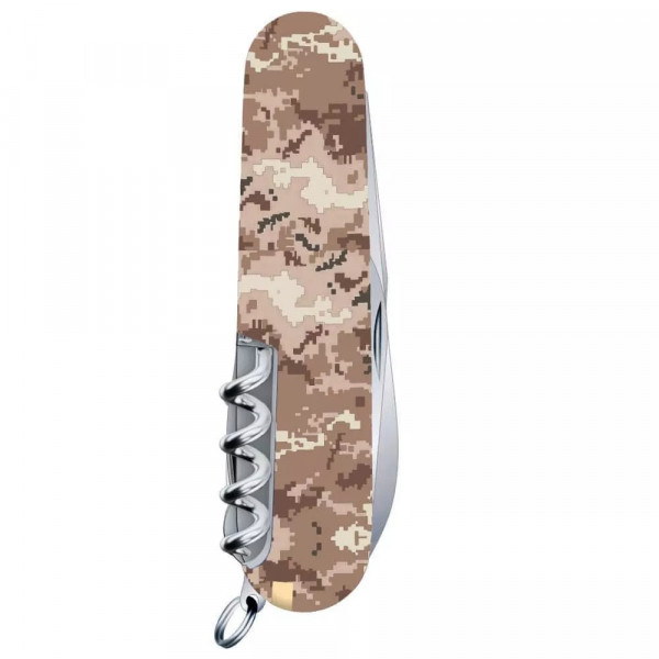 Багатофункціональний складаний ніж 91 мм Victorinox Huntsman Army 4 шари, 15 функцій Піксель пісочний з червоним лого (1.3713.7_W3945p) Багатофункціональний складаний ніж 91 мм Victorinox Huntsman Army 4 шари, 15 функцій Піксель пісочний з червоним лого (1.3713.7_W3945p)