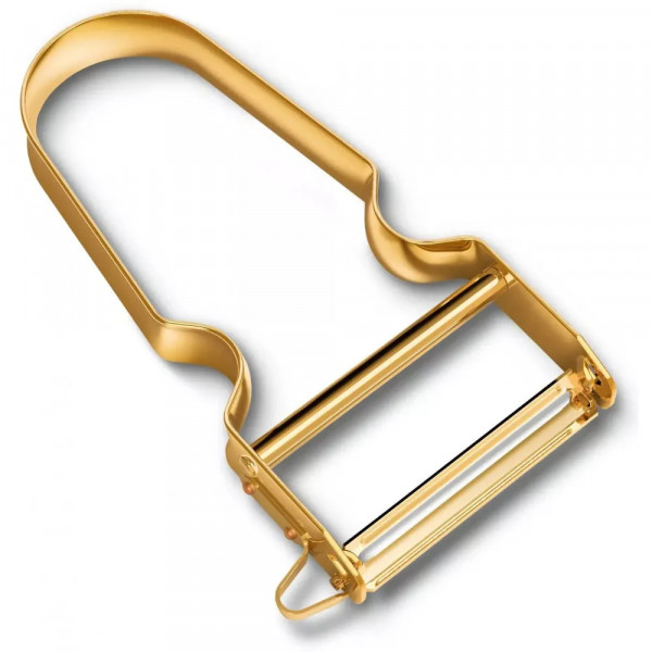 Лімітована овочечистка Victorinox REX Golden від 24-каратне золоте покриття Подарункова коробка (6.0900.88) Лімітована овочечистка Victorinox REX Golden від 24-каратне золоте покриття Подарункова коробка (6.0900.88)