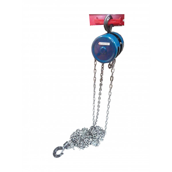 Лебедка механическая подвесная с фиксацией цепи натяжения, 2т (длина цепи - 3м) Forsage F-TR9020 (код 4158)