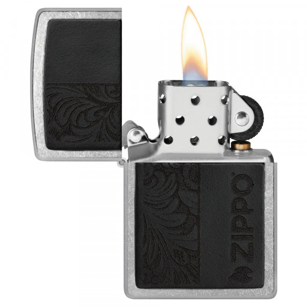 Запальничка Zippo (Зіппо) Black Leather 46919 Запальничка Zippo (Зіппо) Black Leather 46919