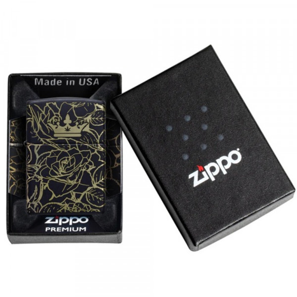 Запальничка Zippo (Зіппо) Queen of Bud Dark Roses 47107 Запальничка Zippo (Зіппо) Queen of Bud Dark Roses 47107