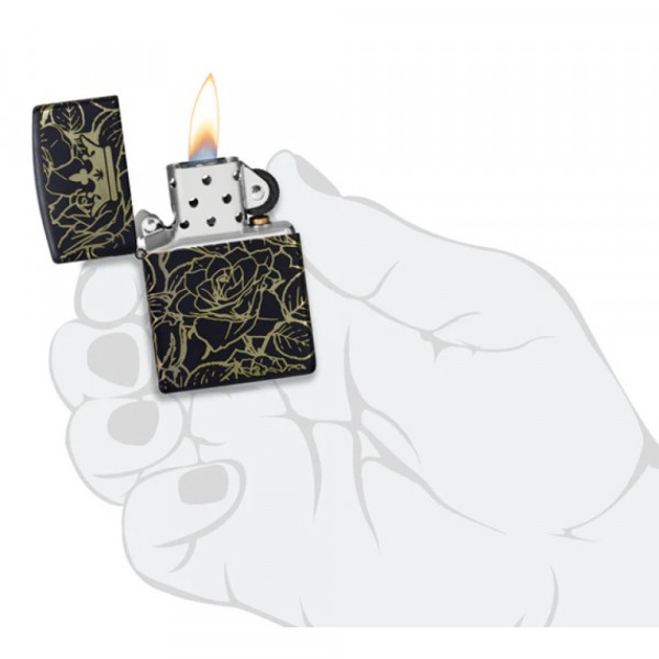 Запальничка Zippo (Зіппо) Queen of Bud Dark Roses 47107 Запальничка Zippo (Зіппо) Queen of Bud Dark Roses 47107