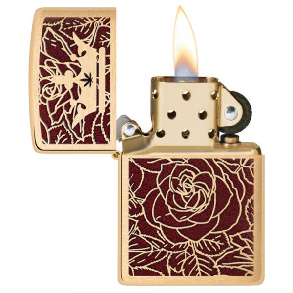 Запальничка Zippo (Зіппо) Queen of Bud Passionate Rose and Crown 47108 Запальничка Zippo (Зіппо) Queen of Bud Passionate Rose and Crown 47108
