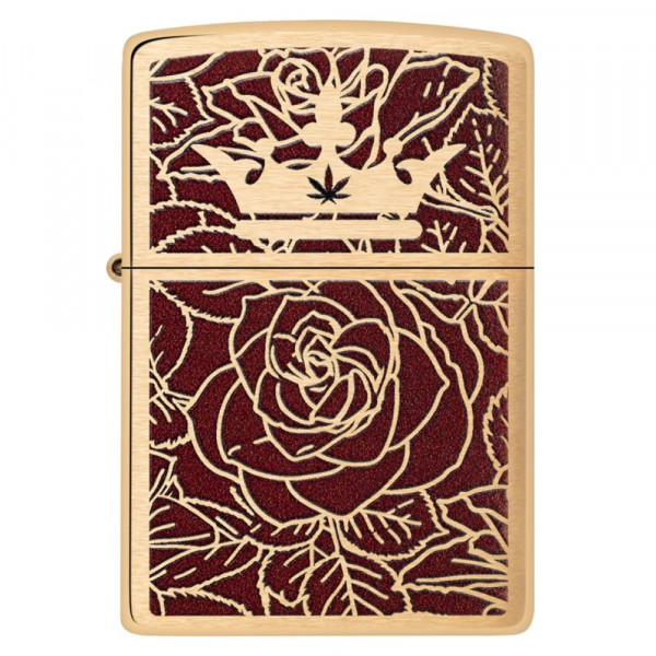 Запальничка Zippo (Зіппо) Queen of Bud Passionate Rose and Crown 47108 Запальничка Zippo (Зіппо) Queen of Bud Passionate Rose and Crown 47108
