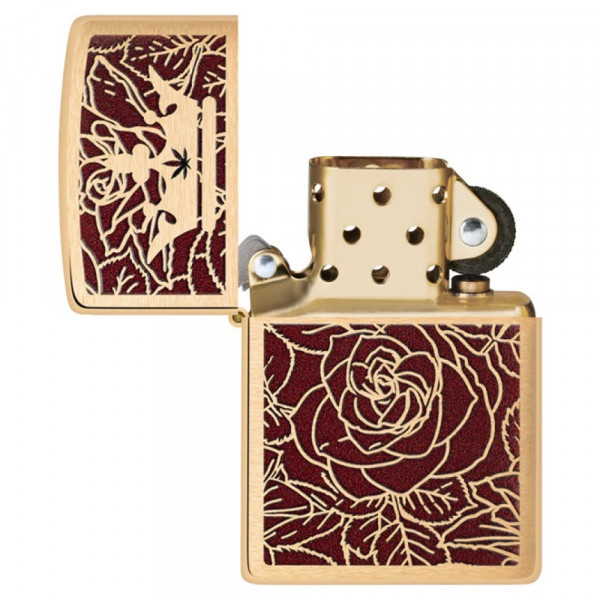 Запальничка Zippo (Зіппо) Queen of Bud Passionate Rose and Crown 47108 Запальничка Zippo (Зіппо) Queen of Bud Passionate Rose and Crown 47108