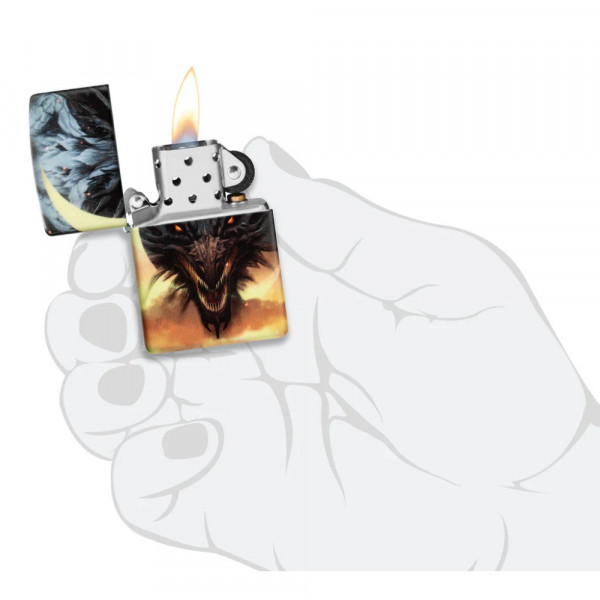 Запальничка Zippo (Зіппо) Dragon Design 48934