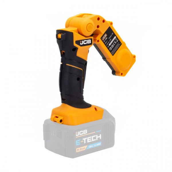 Лампа світлодіодна акумуляторна 18V, 220 Lum, головка поворотна 270град, без акумулятора JCB-18IL-B-Е