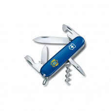 Складаний ніж 91 мм Victorinox Spartan Ukraine 2 шари 12функцій Великий Герб України Синій (1.3603.2_T0400u)