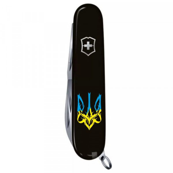 Складной нож Victorinox Huntsman Ukraine Трезубец готический сине-желтый (1.3713.3_T0636u) Складной нож Victorinox Huntsman Ukraine Трезубец готический сине-желтый (1.3713.3_T0636u)