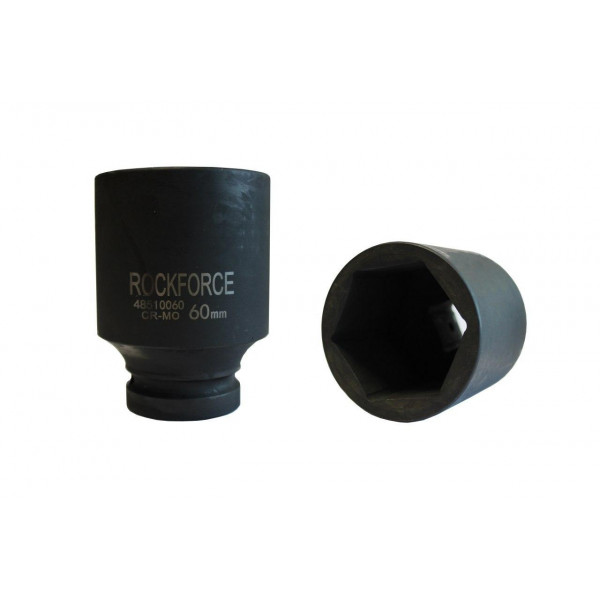 Головка ударна глибока 1" 6-гранна 60мм ROCKFORCE RF-48510060