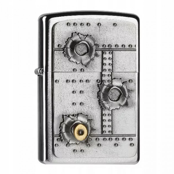 Запальничка бензинова Zippo Bullet Holes 3D Сліди від куль (2004519)