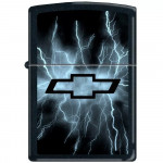 Запальничка бензинова  ZIPPO СHEVROLET Black Matte  чорна (218.577)