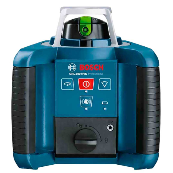 Ротаційний лазерний нівелір Bosch Professional GRL 300 HVG в чемодані з приймачем LR1, пультом RC1, тримачем WM 4, акб, з/п, окулярми, мішенню 0601061701