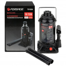 Домкрат пляшковий (205-390мм) 16т Forsage F-T91604DS