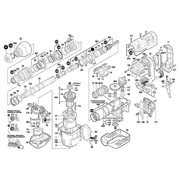 Перфоратор Bosch GBH 5-40 DCE Professional в чемодані 0611264000