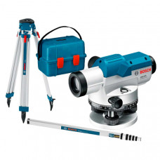 Оптичний нівелір Bosch Professional GOL 20 D в кейсі з штативом BT 160, лінійкою GR 500 0601068402