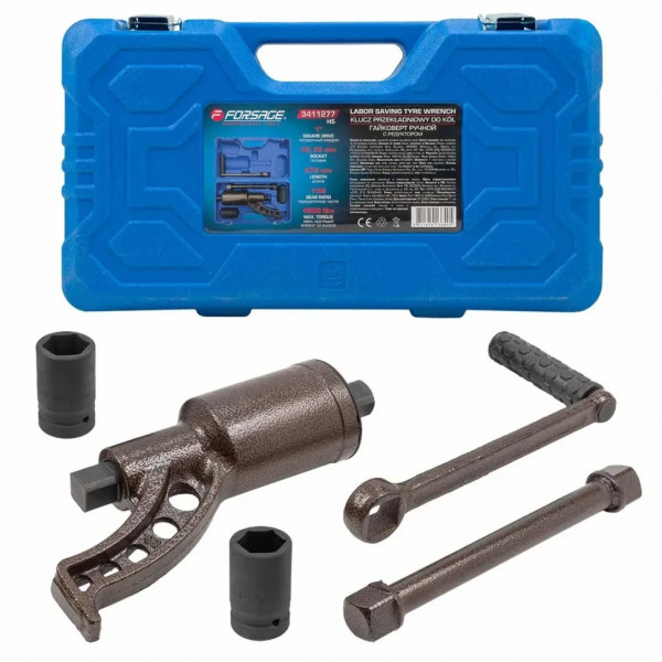 Гайковерт ручний з редуктором 4800Нм, 1:58 Forsage F-3411277 HS