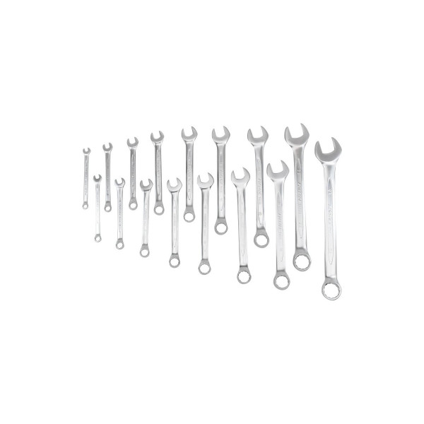 Набір ключів комбінованих 16пр. (6-19, 17,22, 24мм) в металевому кейсі Forsage F-5161 Набір ключів комбінованих 16пр. (6-19, 17,22, 24мм) в металевому кейсі Forsage F-5161