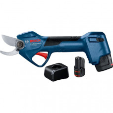 Акумуляторні садові ножиці Bosch Professional Pro Pruner, 2 акб GBA 12V 3.0Ah і з/п GAL 12V-20 06019K1021