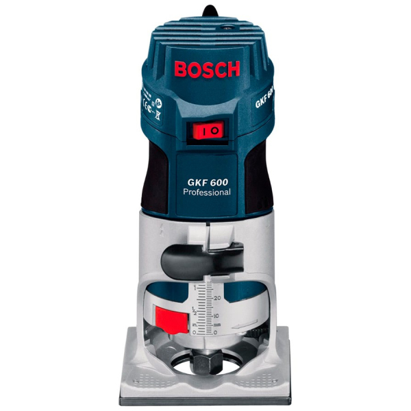 Фрезер кромковий Bosch Professional GKF 600 SET у чемодані 060160A100