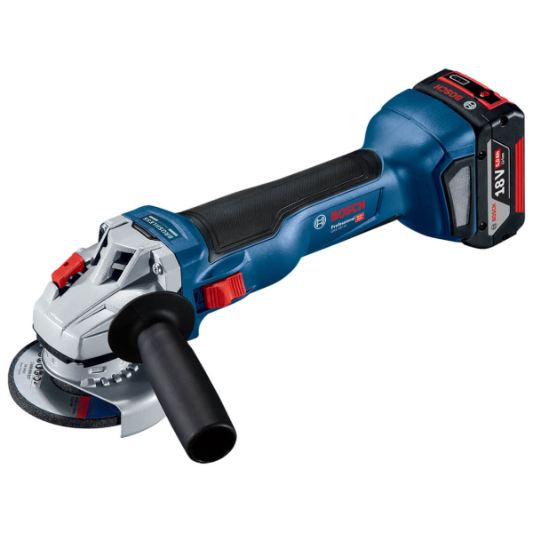 Акумуляторна безщіткова кутова шліфмашина Bosch Professional GWS 18V-10 в L-Boxx 136 з 2 акб GBA 18V 5.0Ah, з/п GAL 1880 CV