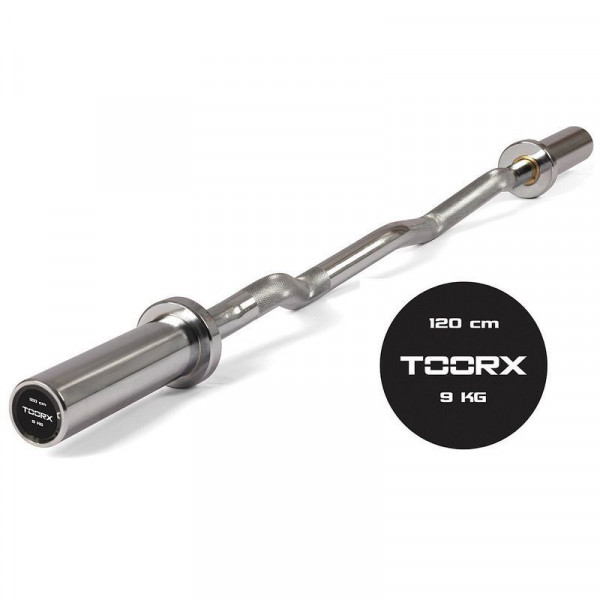 Гриф для штанги Toorx Max 300 Kg EZ curl 120 см 50 мм (BCO-120) 932178