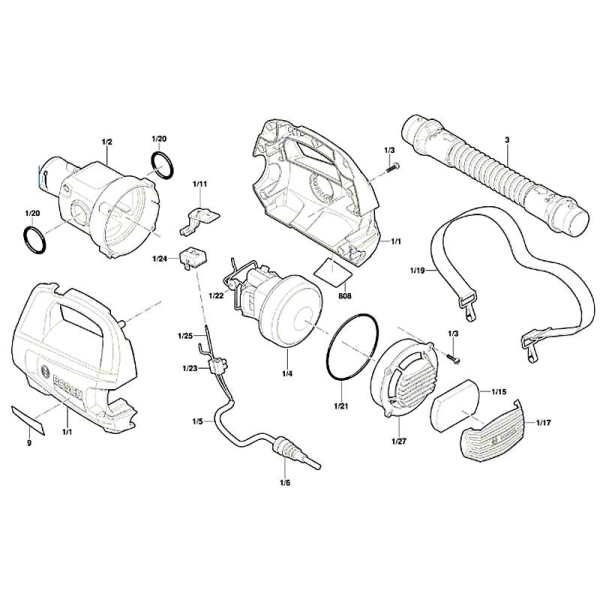Фарборозпилювач Bosch PFS 2000 0603207300
