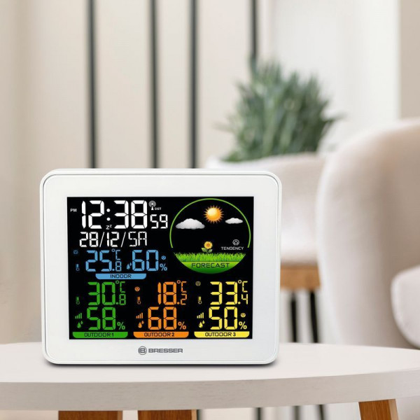 Метеостанція Bresser Colour Weather Station with 3 Sensors (9600028/13452) 932127