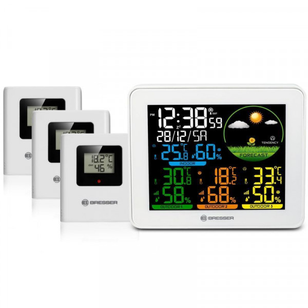 Метеостанція Bresser Colour Weather Station with 3 Sensors (9600028/13452) 932127