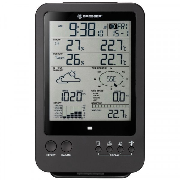 Метеостанція Bresser Weather Center 5-in-1 (7002510) (922419) Метеостанція Bresser Weather Center 5-in-1 (7002510) (922419)