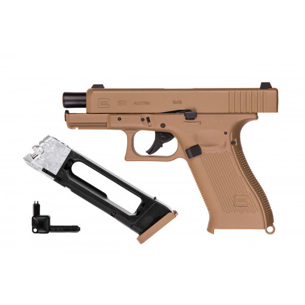 Пневматичний пістолет Umarex Glock 19X Blowback кал. 4,5 мм (з затворною затримкою) 5.8367