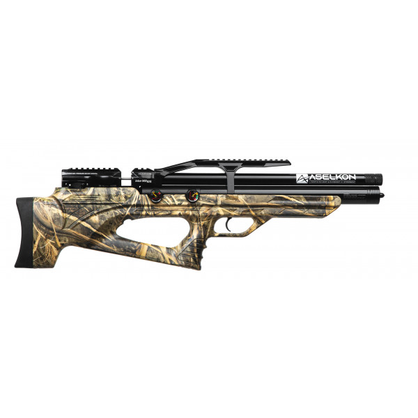 Пневматична Редукторна PCP гвинтівка Aselkon MX10-S Camo Max 5 кал. 4.5 1003771 Пневматична Редукторна PCP гвинтівка Aselkon MX10-S Camo Max 5 кал. 4.5 1003771