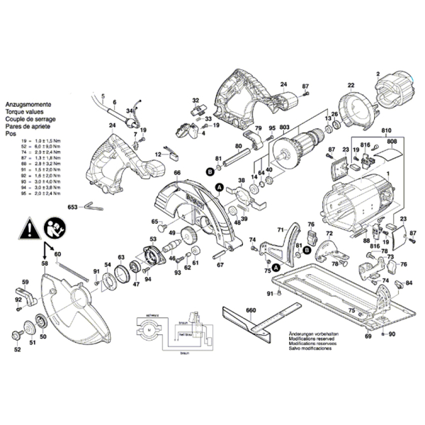 Дискова пила Bosch GKS 235 Turbo Professional 06015A2001