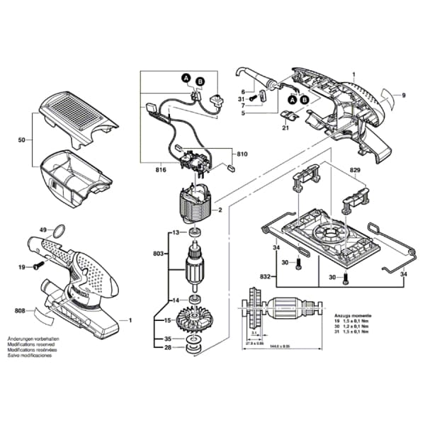 Віброшліфмашина Bosch PSS 200 AC 0603340100 Віброшліфмашина Bosch PSS 200 AC 0603340100