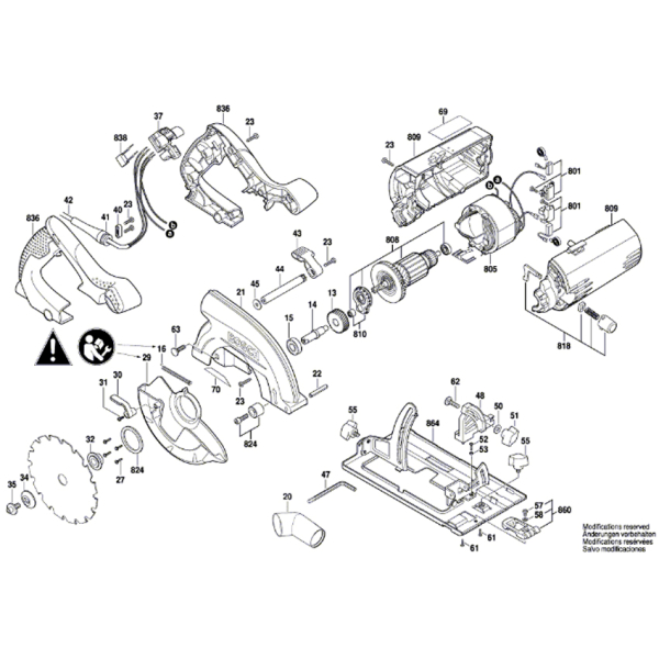 Пила дискова Bosch PKS 55 0603500020