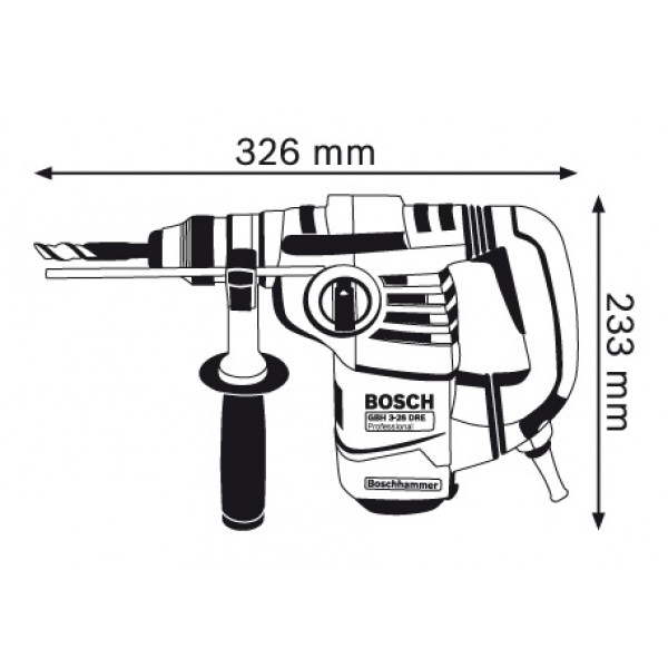 Перфоратор Bosch GBH 3-28 DRE Professional (061123A000)