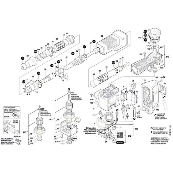 Відбійний молоток Bosch Professional GSH 11 E в чемодані з плоским зубилом 0611316708