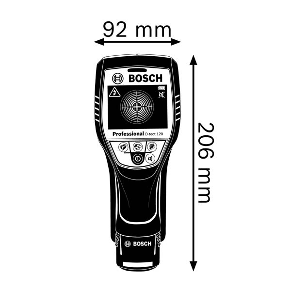 Детектор прихованої проводки та металу D-tect 120 Professional (L-boxx)