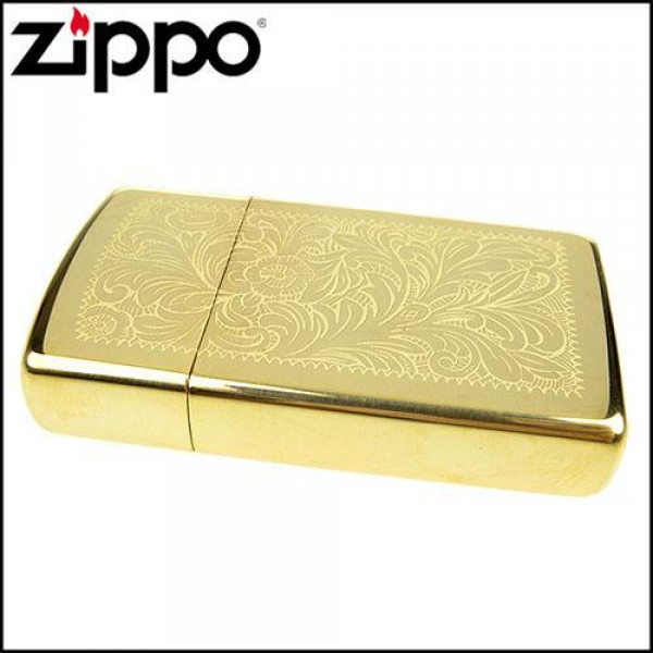 Запальничка Zippo (Зіппо) вузька VENETIAN HIGH POLISH BRASS 1652B Запальничка Zippo (Зіппо) вузька VENETIAN HIGH POLISH BRASS 1652B
