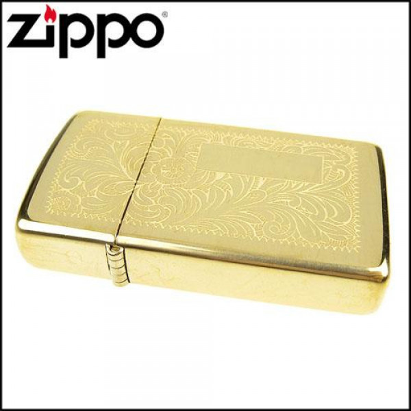 Запальничка Zippo (Зіппо) вузька VENETIAN HIGH POLISH BRASS 1652B Запальничка Zippo (Зіппо) вузька VENETIAN HIGH POLISH BRASS 1652B