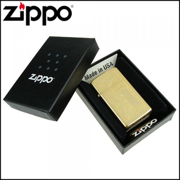 Запальничка Zippo (Зіппо) вузька VENETIAN HIGH POLISH BRASS 1652B Запальничка Zippo (Зіппо) вузька VENETIAN HIGH POLISH BRASS 1652B