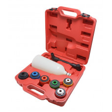 Лійка для заливки масла в двигун а/м з пластиковими адаптерами, 8 пр., в кейсі