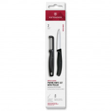 Набір для чищення овочів Victorinox Swiss Classic 2шт чорн 6.7113.21